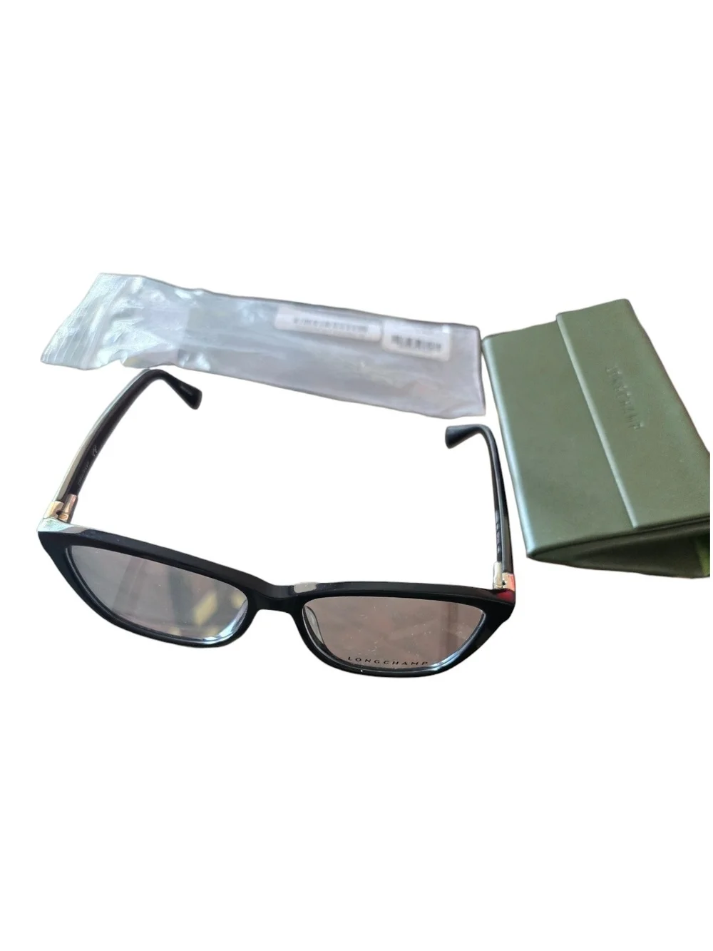 Longchamp LO2659 (001) Black Women's Rectangular Eyeglasses 53-14-140/Demo Lens